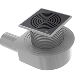 Душевой трап Boheme Smart Design 984-15-B 15x15cm, нержавеющая сталь ЧЕРНЫЙ