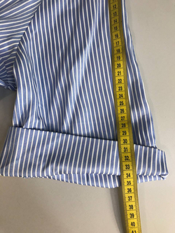 Блузка полосатая, визуально на 48 размер