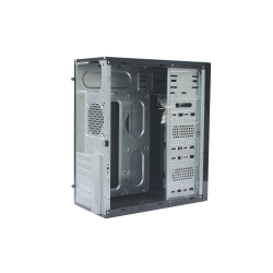 PowerCool S1007BK-U3-NP {Тип: Midi-Tower, цвет: черный, форм-фактор: ATX, mATX, вентилятор: 120 мм, размеры: 175 x 407 x 362 мм, дополнительно: USB x2, наушники, микрофон}
