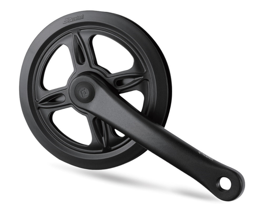 Система Prowheel CITY/FOLDING 1x1S, 36T, сталь, защита, 152, алюм, Chainline 45, под 116 черная