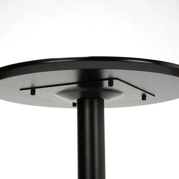 Барный стол Calgary Ø60х110 см, черный меламин