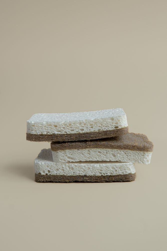 Набор губок для посуды из целлюлозы и кокосового волокна Eco Sponge, 6 шт / Smart Solutions