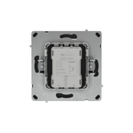 Выключатель одноклавишный с подсветкой, KANT, черный уголь