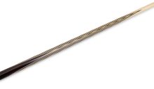 Кий для русского бильярда 1-pc "Классика" (черный граб, граб) 20 запилов