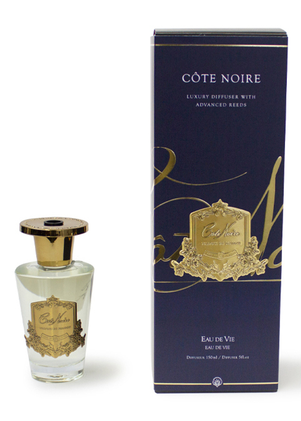 Диффузоры Диффузор EAU DE VIE Cote Noire Золотой