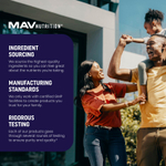 MAV Nutrition, успокаивающие жевательные таблетки с магнием для детей, со вкусом клубники, 60 жевательных таблеток