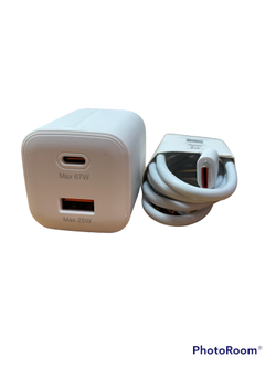 Зарядное устройство Fast Charge 67W + USB+ кабель 5.5A для android