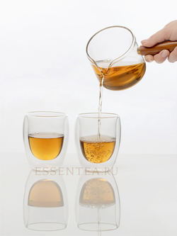 Чашка из боросиликатного стекла с двойными стенками 300 мл