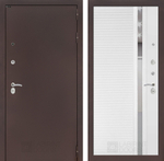 Дверь Входная Лабиринт CLASSIC антик медный 31 Белый софт