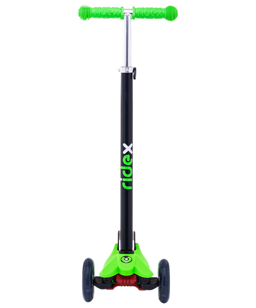 Самокат детский 3-колесный Snappy 3D, 120/80 мм, зеленый