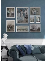 Картины на стену интерьерные на холсте 8 шт