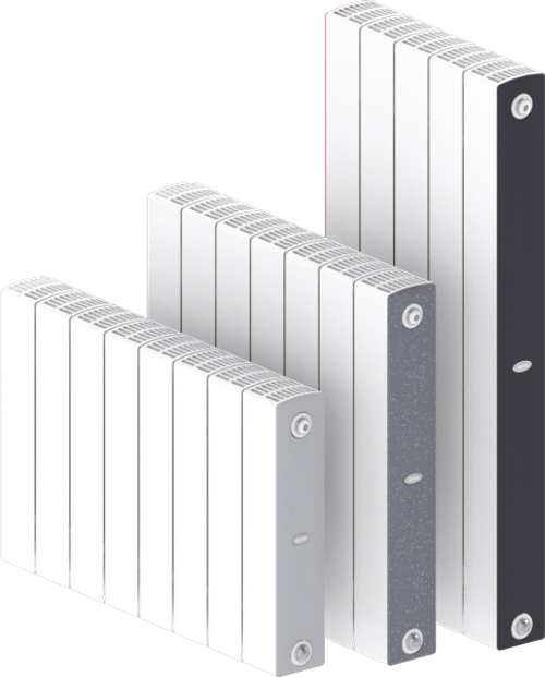 Rifar SUPReMO. 350/500/800. Боковое подключение. (от 1 до 14 секций)