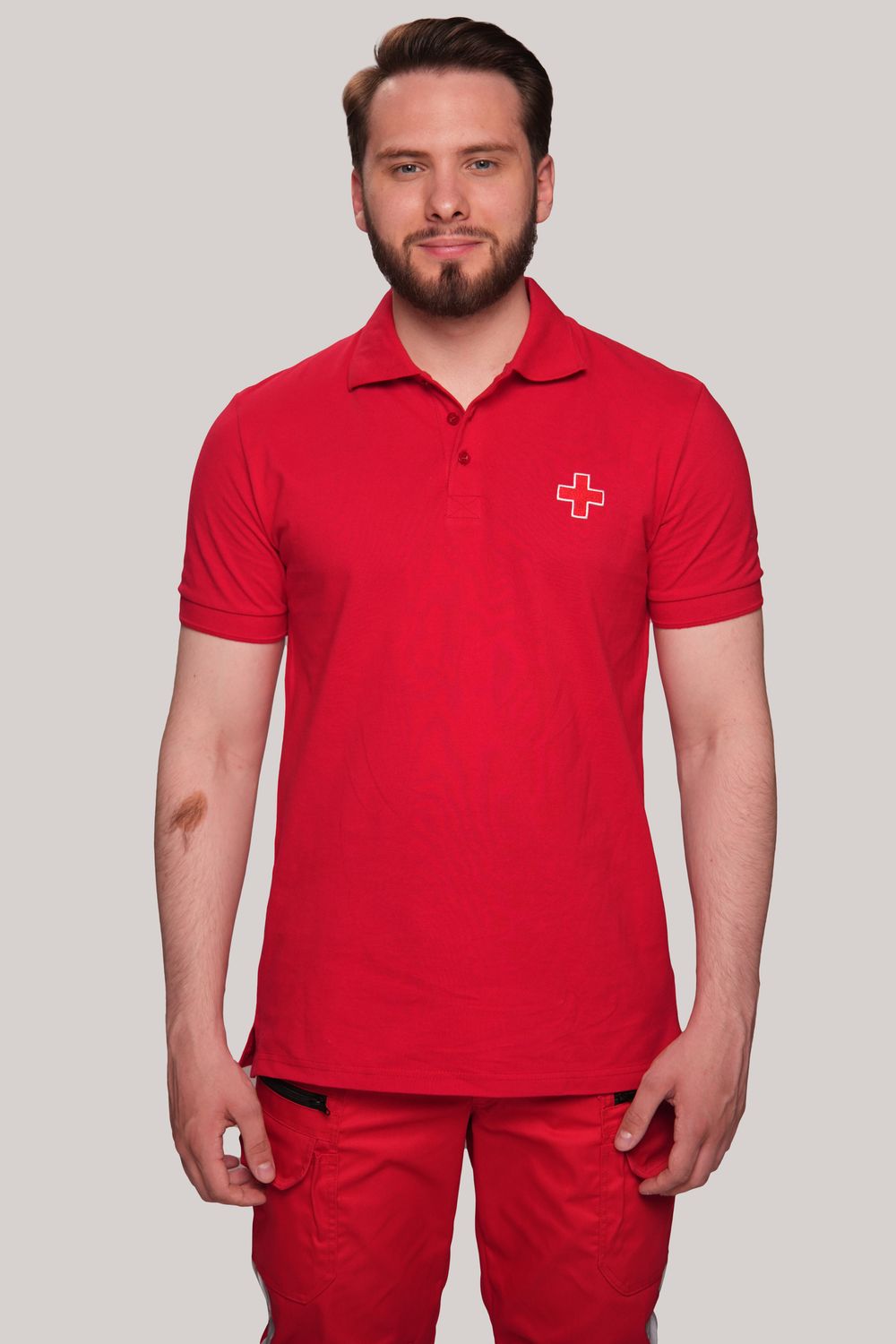 Поло Скорая помощь MedicLine цв. КРАСНЫЙ