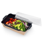 OSQ Упаковка OpSalad 800 BLACK EDITION (ЧЕРНОЕ ДНО) БЕЗ КРЫШКИ (1/50/400)