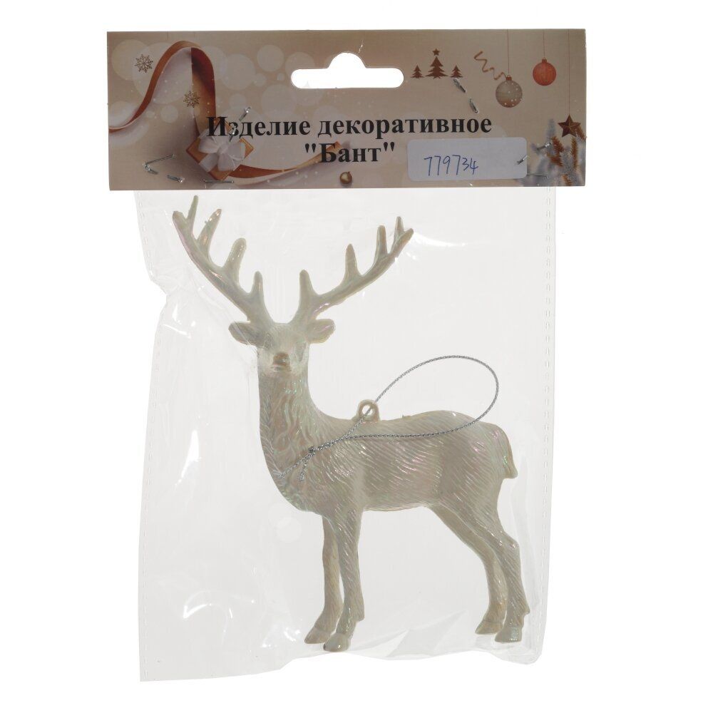 GAEM Украшение новогоднее "Олень", L10 W4,5 H14 см