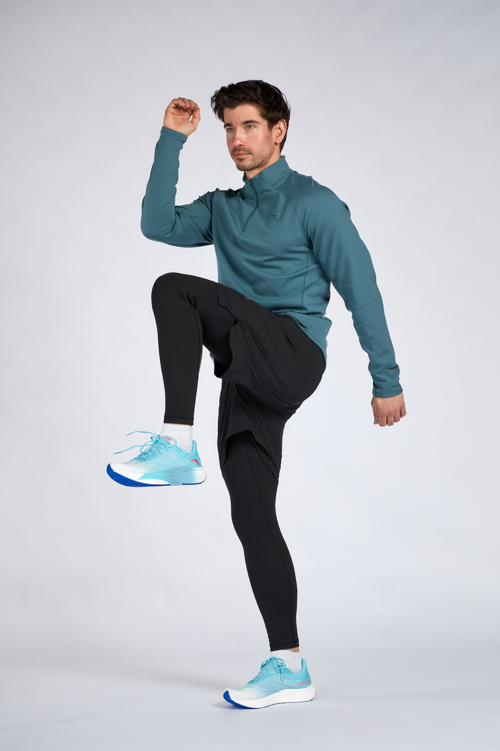 Шорты-тайтсы 2-в-1 ANTA Tight Half Pants