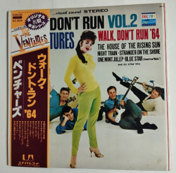 Винтажная виниловая пластинка LP The Ventures Walk, Dont Run Vol. 2 (Japan 1978) (Obi)