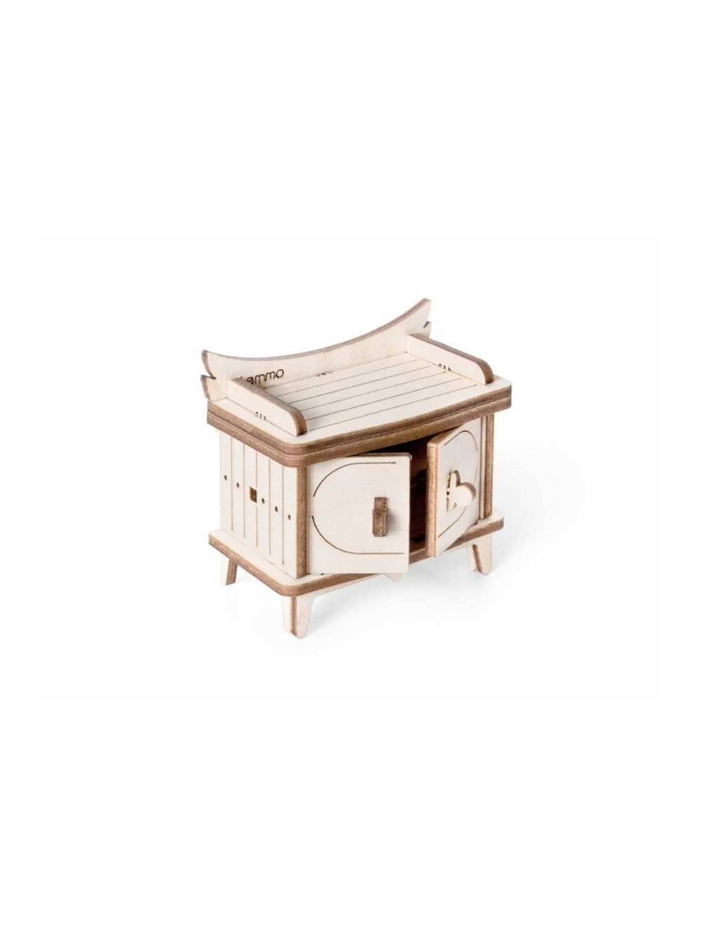 Деревянный конструктор Lemmo МОДЕЛЬ "НАБОР МЕБЕЛИ ДЕТСКАЯ", 155 деталей