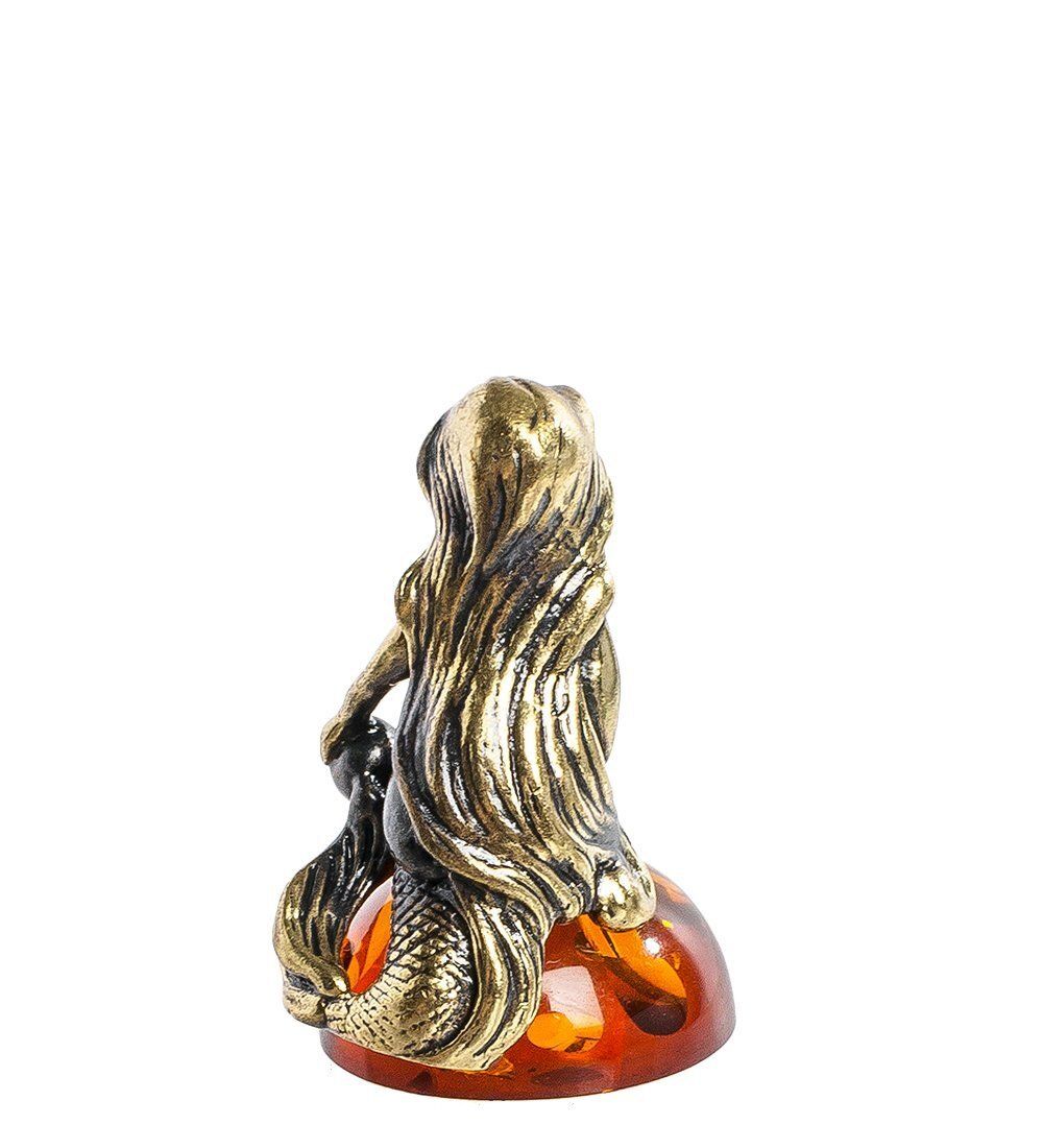 Народные промыслы AM- 525 Фигурка «Русалочка» (латунь, янтарь)