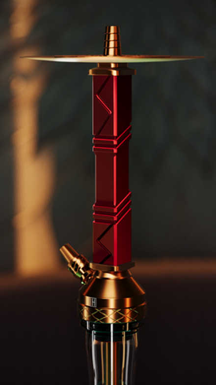 Shisha ILLICIT HOOKAH XI Stable red (bez wazonu)