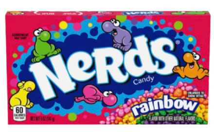 Драже кисло-сладкое ассорти Wonka Nerds Rainbow