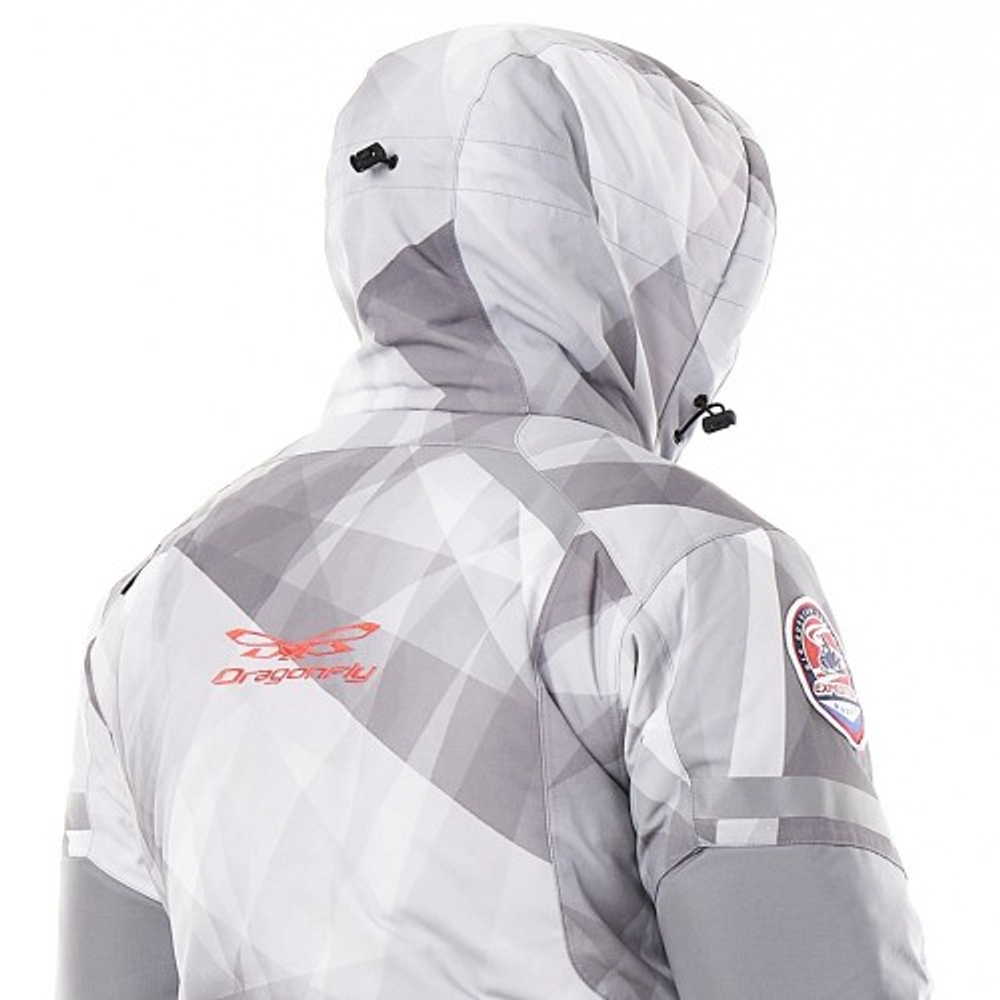 DRAGONFLY Зимняя куртка EXPEDITION Camo - Grey 2024