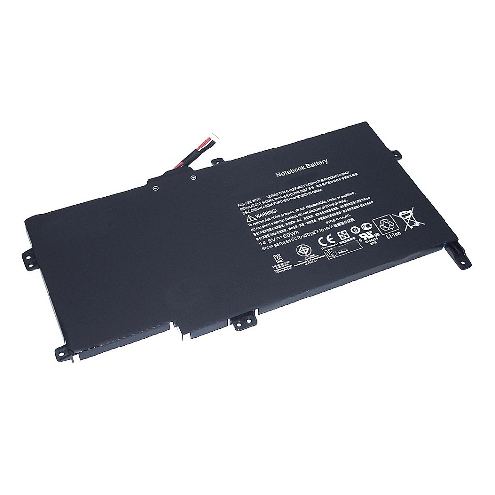 Аккумуляторная батарея для ноутбука HP Envy Sleekbook 6 (EG04) 14.8V 60Wh черная