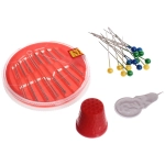 Швейный набор для рукоделия в органайзере «Favorite Hous «, компактный, 34 предмета, 12*12*3см