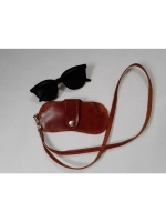 Футляр для очков сумка из натуральной кожи чехол