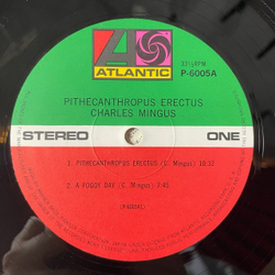Винтажная виниловая пластинка LP The Charlie Mingus Jazz Workshop Pithecanthropus Erectus (Japan 1971) (No Obi)