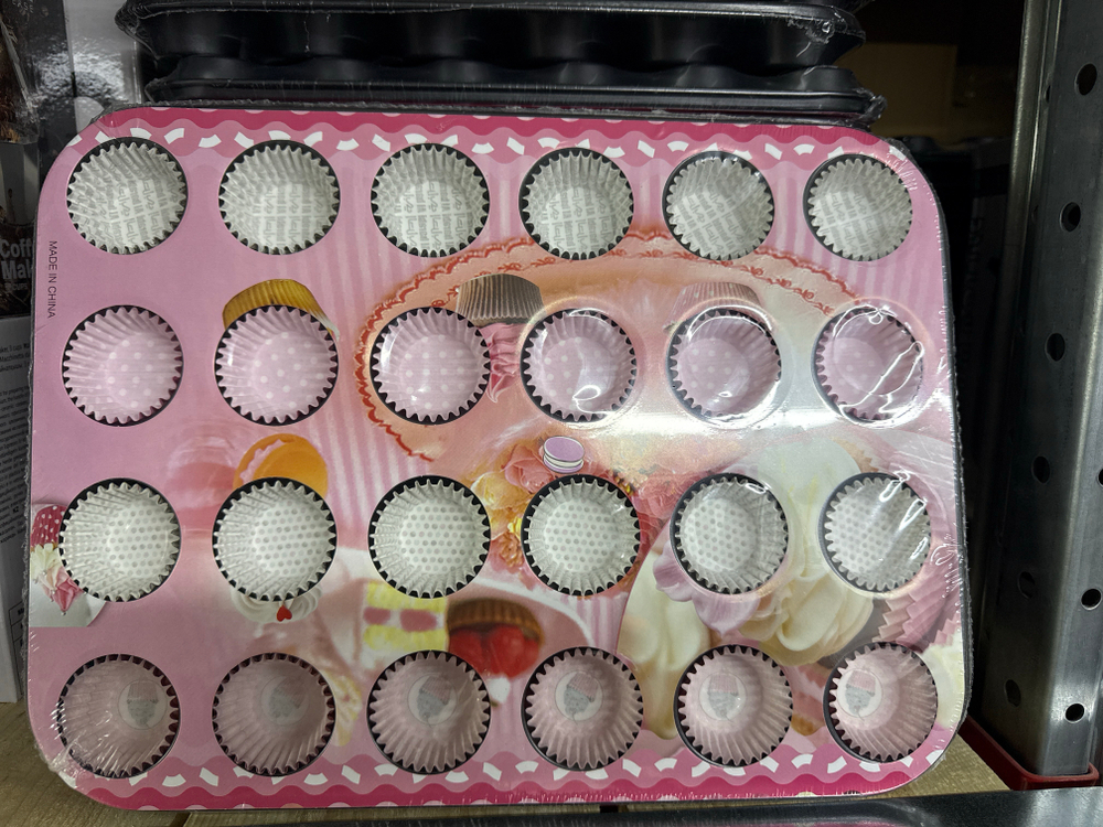 форма-поднос для кекса 24шт