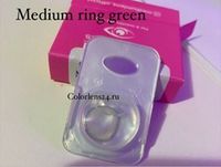 Темно зеленые линзы Medium ring green / Для темных и светлых глаз