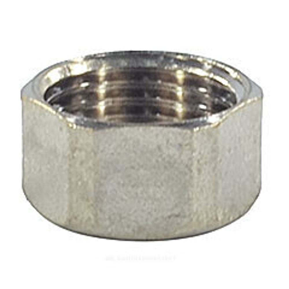 Заглушка латунь никель Ду 40 (1 1/2") ВР SantechSystems