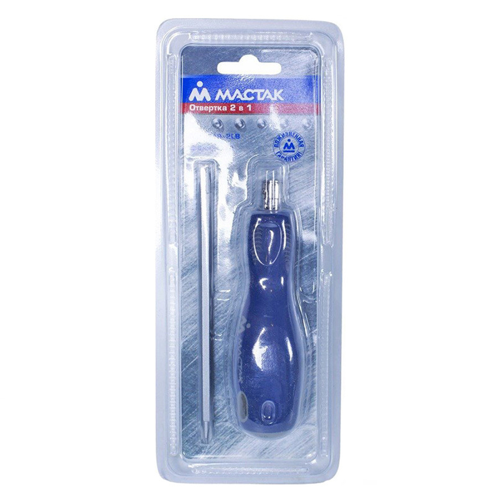 Отвертка двухсторонняя PH2 / SL6,0 МАСТАК 049-2LB