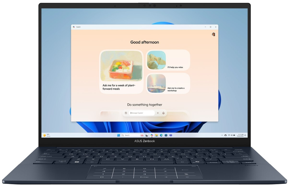 Ноутбук  ASUS UX3405CA-PP188 14 ", Core Ultra 9, 16 Гб RAM, 1 Тб SSD, Arc graphics, Синий