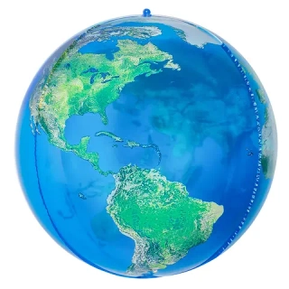 Сфера 3Д "Планета Земля" прозрачный