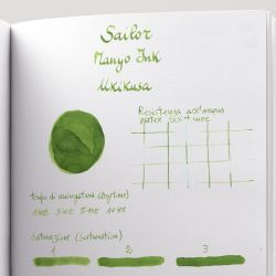 Чернила Sailor Manyo Ukikusa 50 мл (13-2009-214) 3