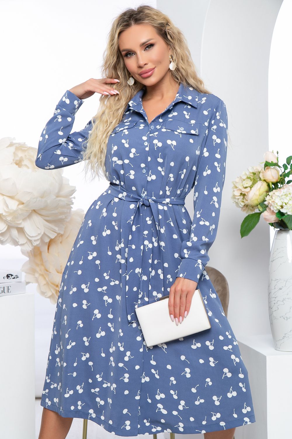 Платье "Мона" (джинс) П5284 LT Collection