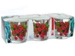 Набор стаканов "Красная смородина" 6шт 250мл (низкие)