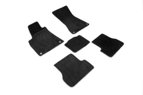 Ворсовые коврики LUX для Audi A6 (C7) 2011-2018 Seintex.85219