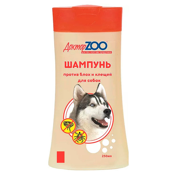 Доктор Зоо шампунь д/собак от блох 250мл