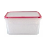 Контейнер с сеткой Экстра лок L 3,3л Красный (комплект 8 шт)