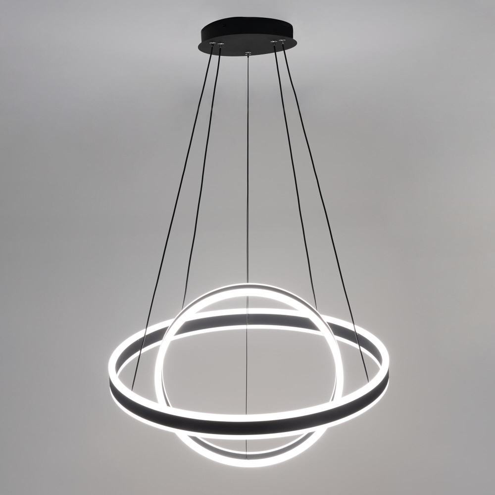 Citilux Дуэт CL719641 LED Люстра подвесная с пультом Чёрная