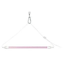 Светильник для растений, фитолампа светодиодная линейная ЭРА FITO-9W-Rb-Т8+FITO-Holder IP65 2хG13 с выключателем, 1.5м | Линейные фито светильники