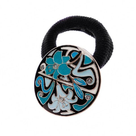 Резинка для волос Лилия G77282 BL/BW