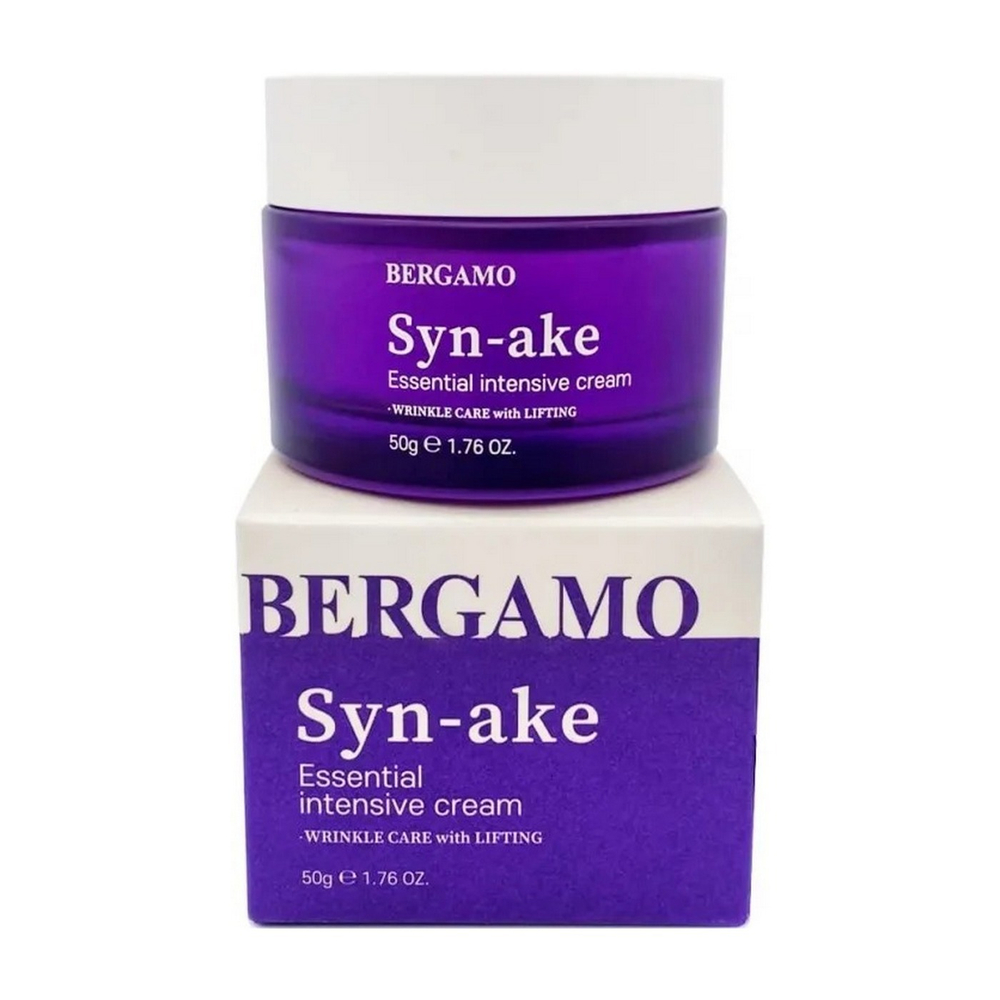 [Bergamo] Syn-Ake Essential Intensive Cream - Крем для лица с пептидами змеи, 50 г