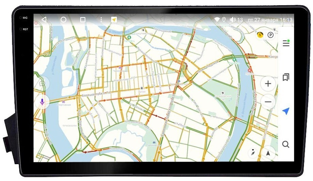 Магнитола для SsangYong Actyon 2005-2010, Kyron, Actyon Sports 2006-2016 - Vaycar VA69-0158-2K на Android 13, 8-ядер, 2K QLED, ТОП процессор, CarPlay, 4G SIM-слот