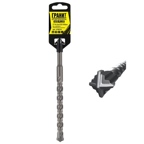Бур ГРАНИТ SDS+ Quadro-X 16,0*210