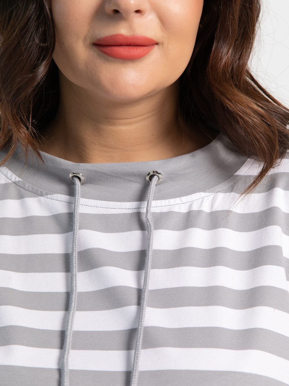 Блуза Кэролл (серая) Б15543-20М LT Collection