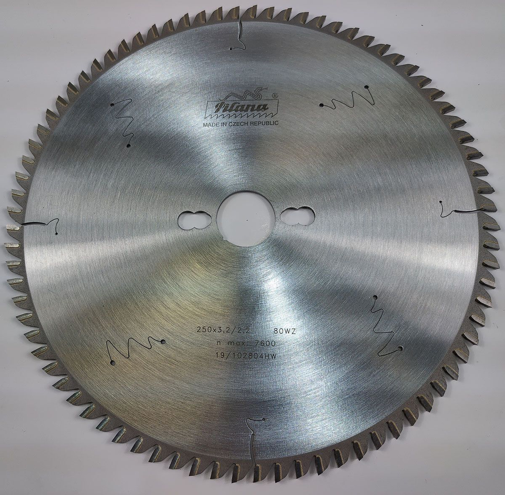 Пила дисковая TCT "Pilana" 250x3.2/2.2x30 z80 81-11 WZ